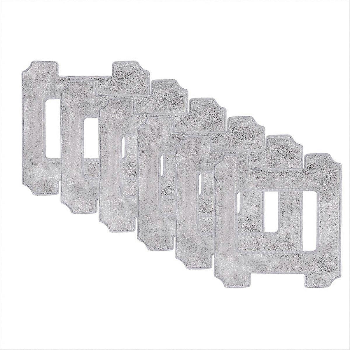 6PCS for ECOVACS WINBOOT W2 / W2 OMNI Replacement Parts Accessories Microfiber Mop Pad Cloth