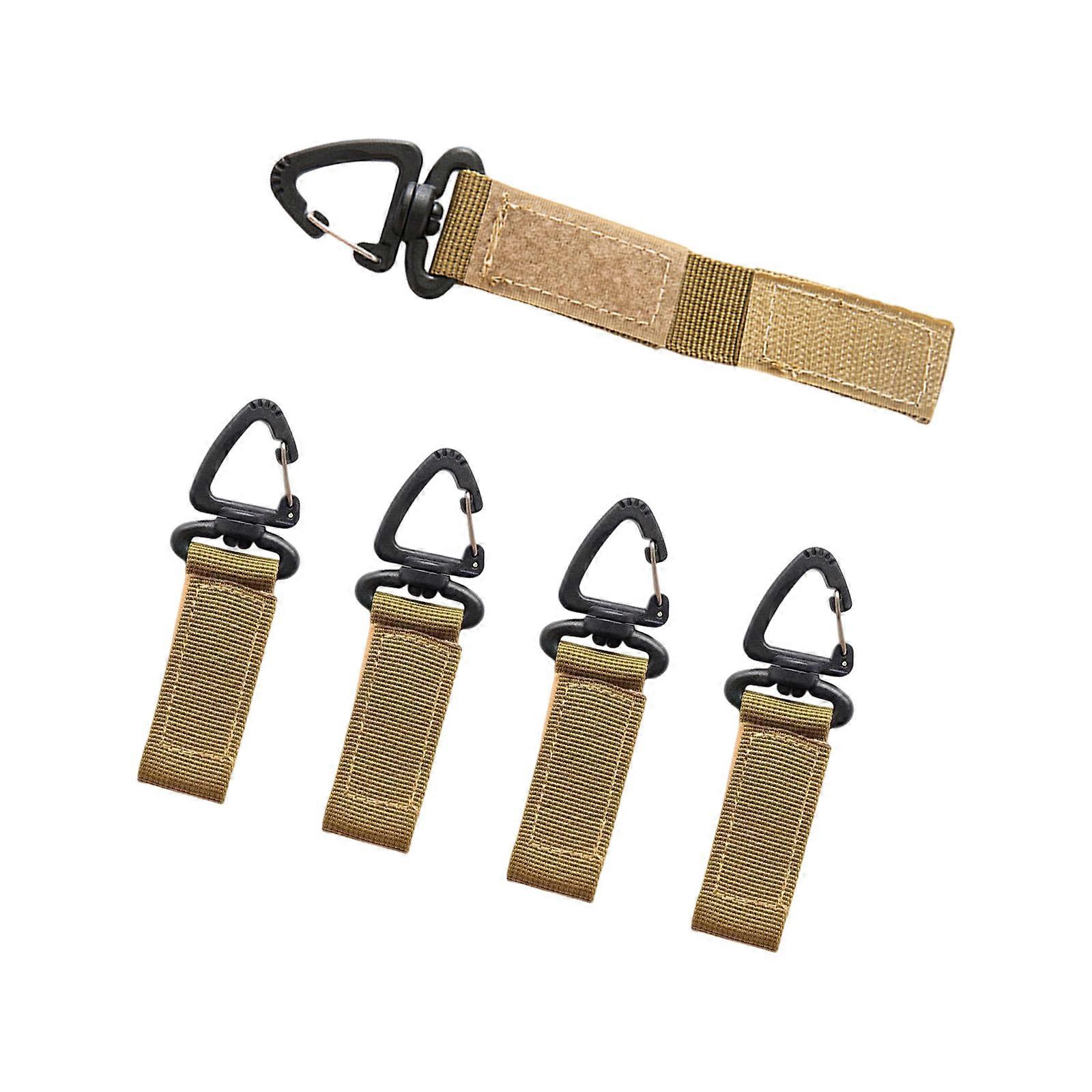 Small Plastic Hook For Outdoor Use 11g Weight Motion Secure Equipment Fastening Solution  Khaki