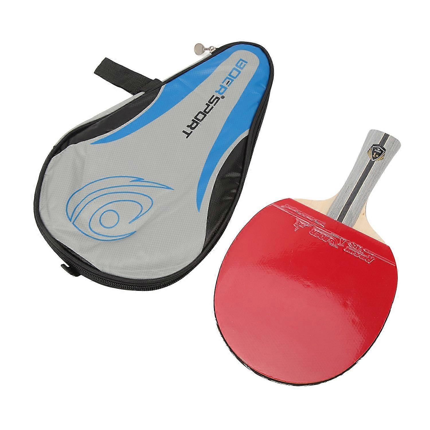 Table Tennis Paddle Double Sided Rubber Training Handshake Table Tennis Racket for Competition