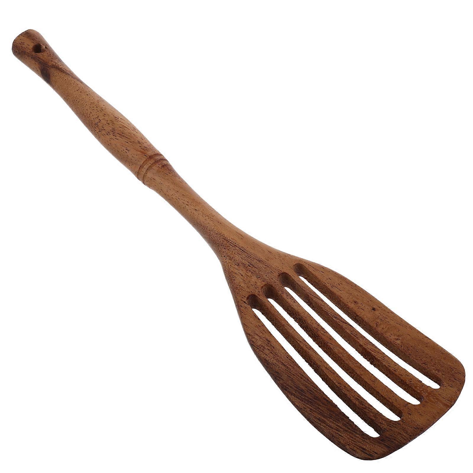 Wooden Cooking Spatula for Cooking Use Long Handle