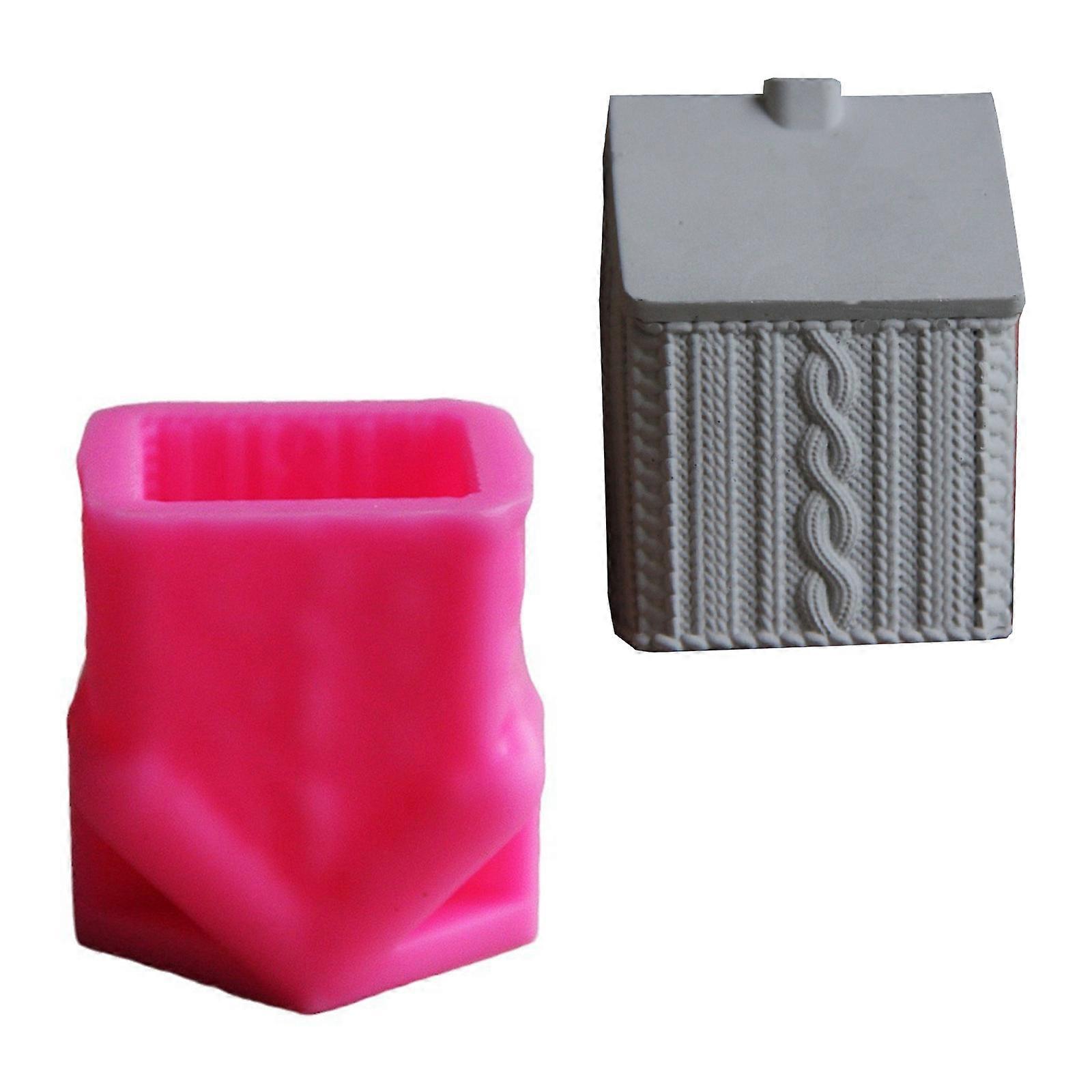 Multipurpose House Shape Keychain Sturdy Silicone Mould Portable Resin Set Accessory for Unique Jewelry Making Set Multicolor