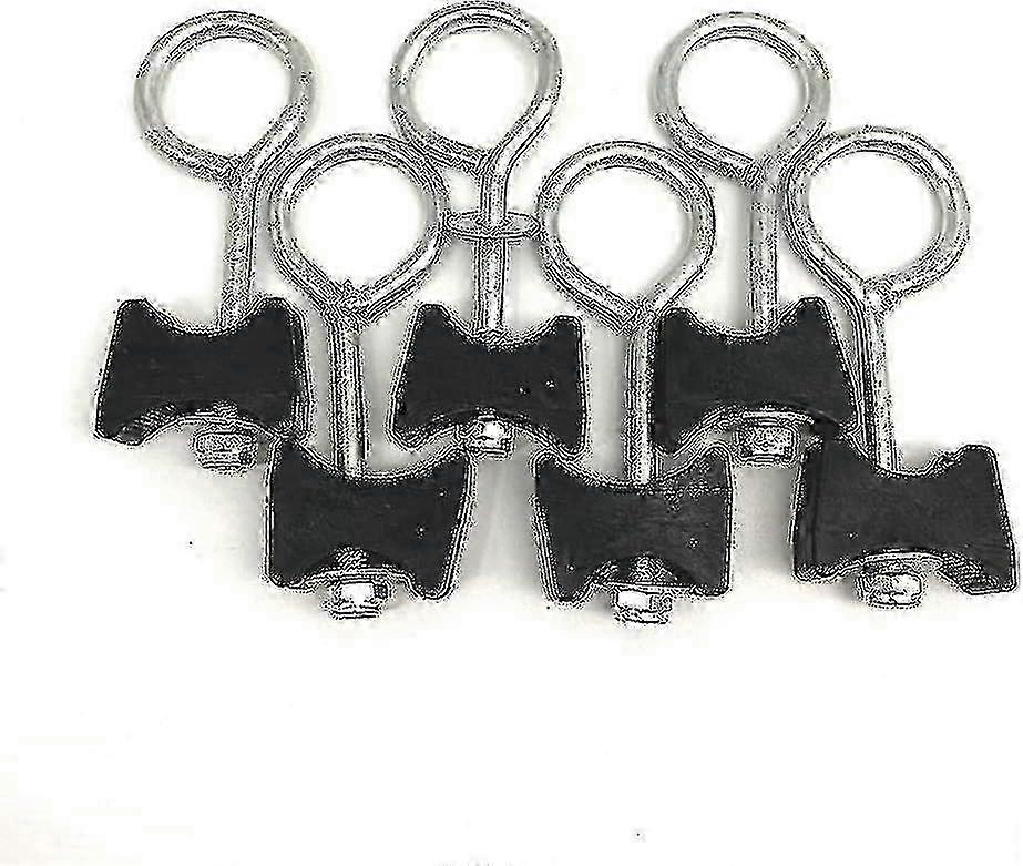6-Pack of Fixed Trampoline Screws for Large and Small Trampolines