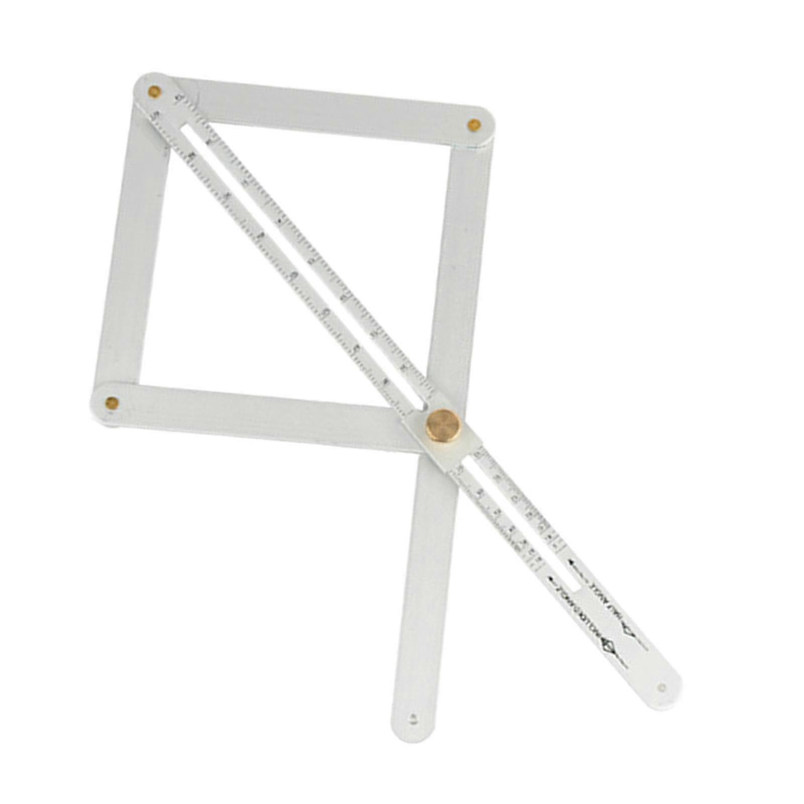 Professional Protractor Corner Angles Finder Bevel Gauge for Woodworking Metalworking Projects Construction Enthusiasts Multicolor
