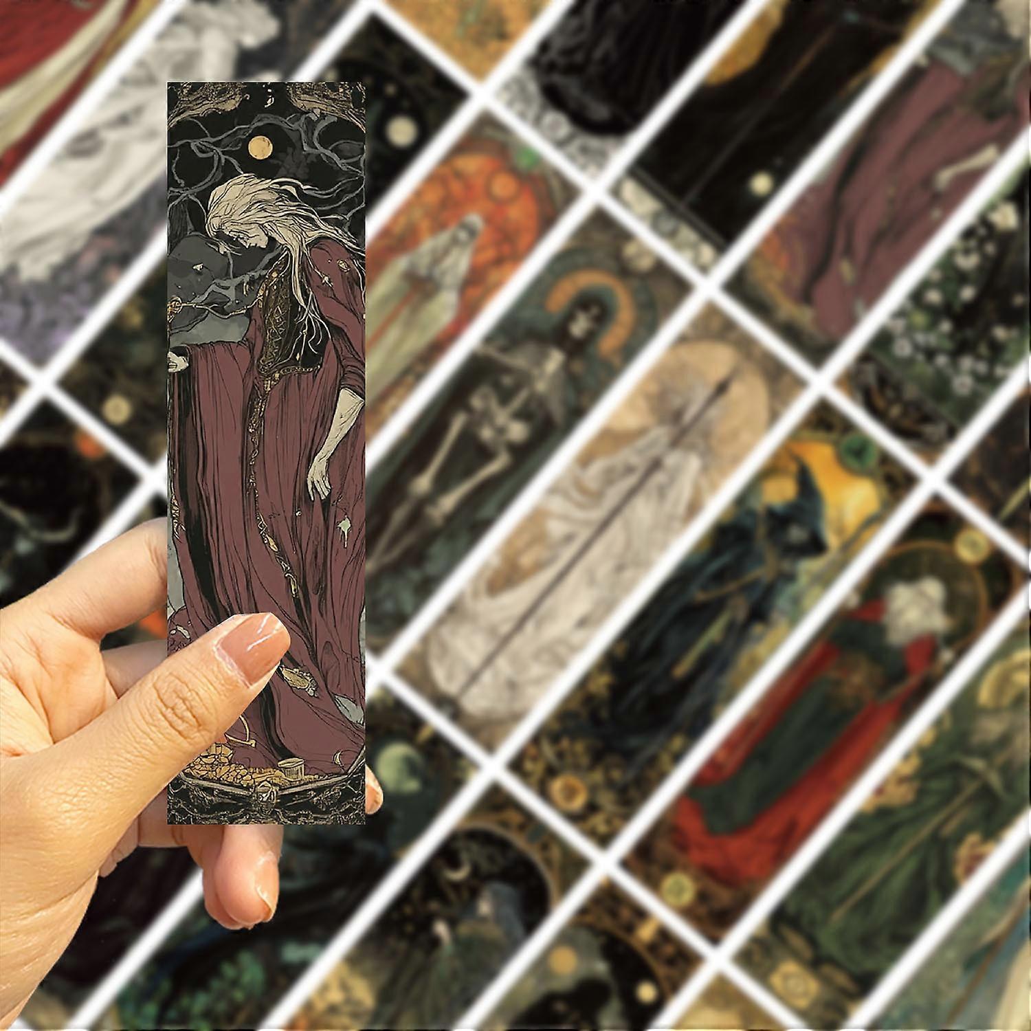 30 Retro Wizard Theme Minimalist Journaling Artistic Creative Materials for DIY Paper Bookmarks (Instagram Style)