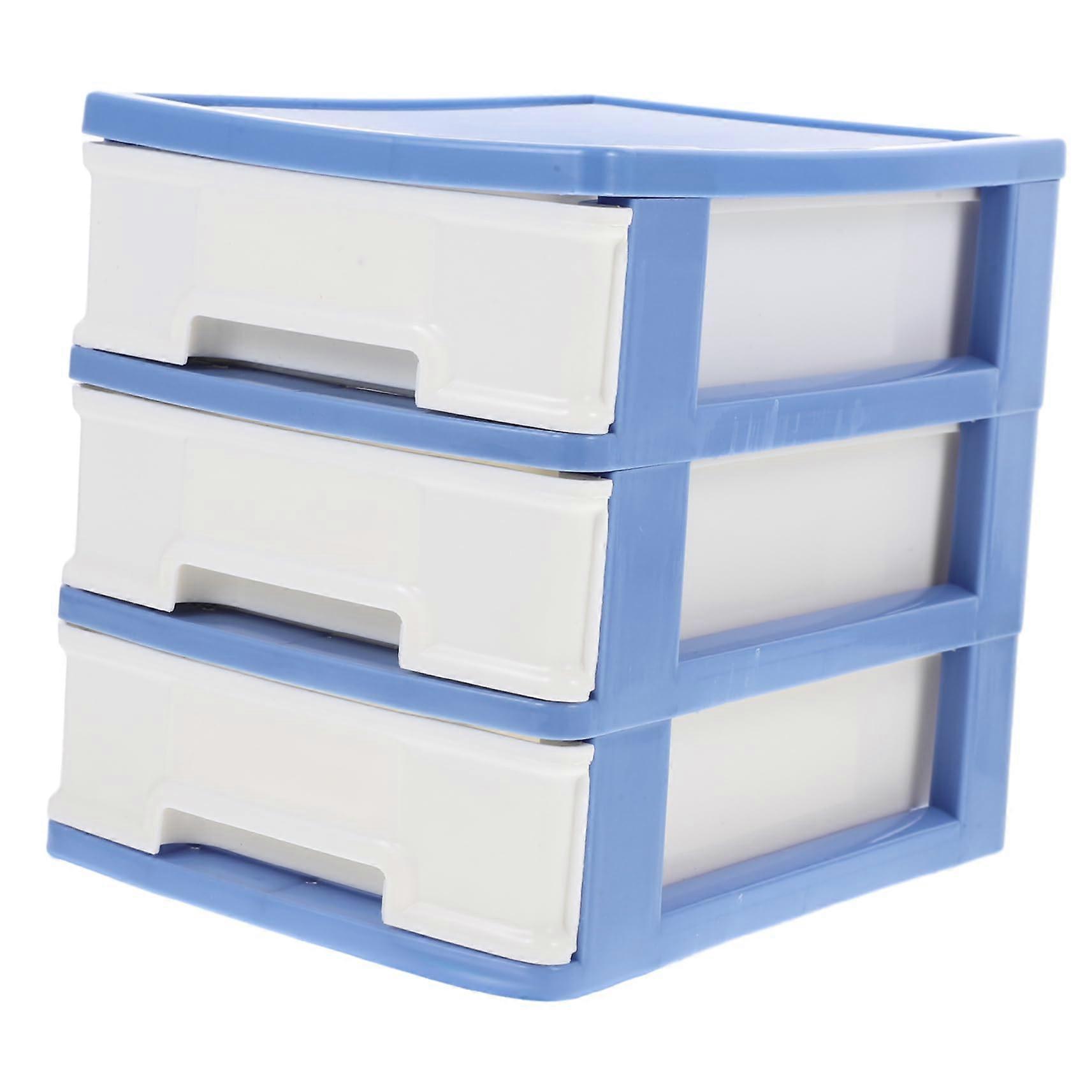 Desktop Drawer Organizer Box with Sturdy Material for Office Documents, Makeup Storage and Dorm Room Use