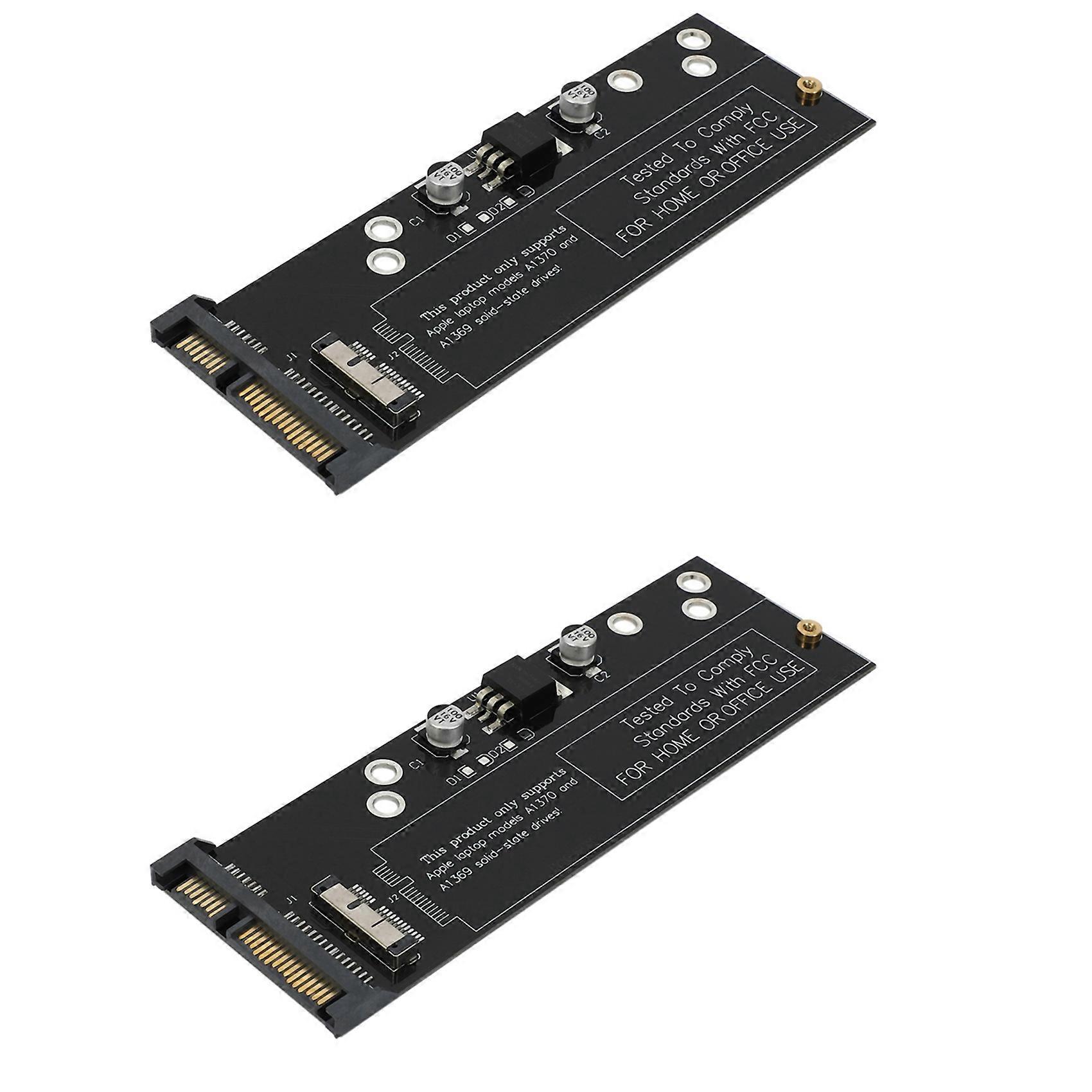2X SSD to SATA Adapter Card for A1370 A1369 2010/2011 Sata Card