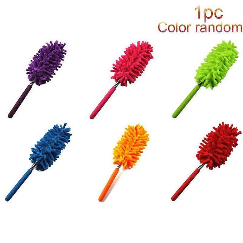 Extendable Microfiber Duster Retractable Handle For High Reach Dusting Easy Storage 1PC
