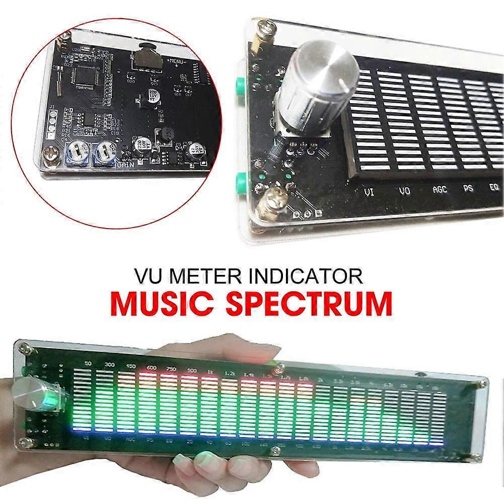 Music Spectrum Indicator For Dsp Eq Vu Meter Audio Level Led Display Usb