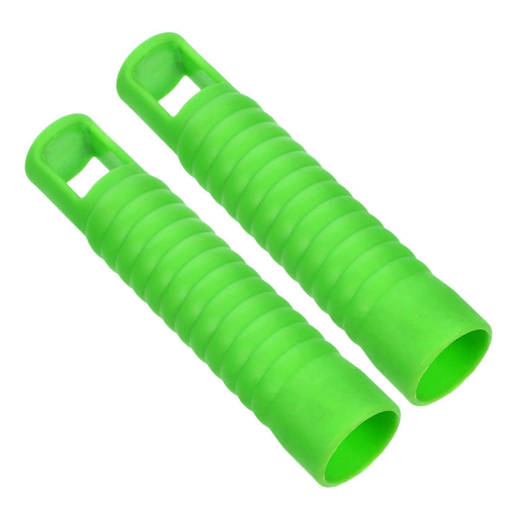 2 Pack Mop Handle End Caps with Sturdy Grip for Mop Rods and Dustpan Handles, Easy Household Installation