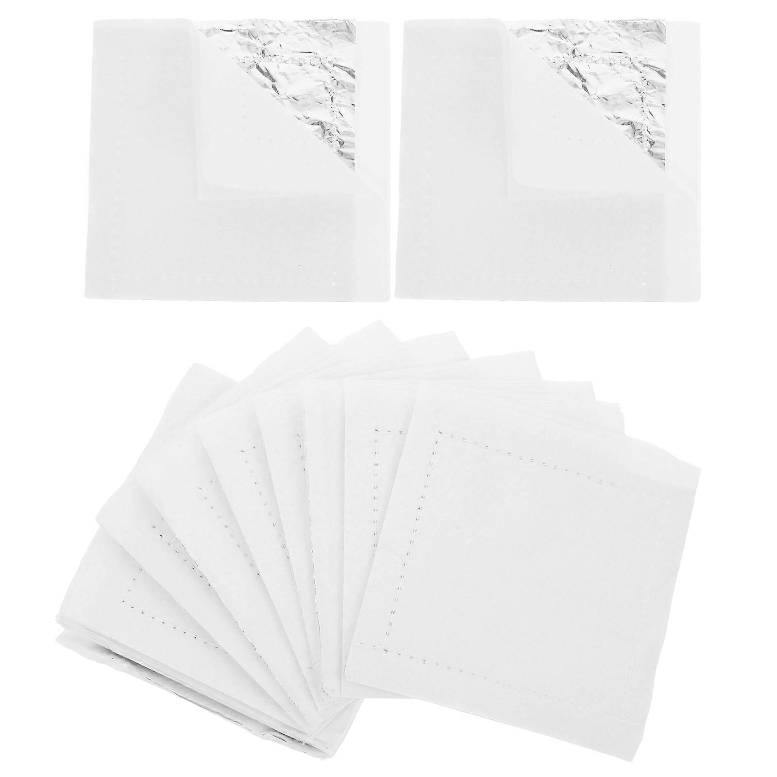 Disposable White Hair Perm Sheets for Barber Perming 20 Sheets
