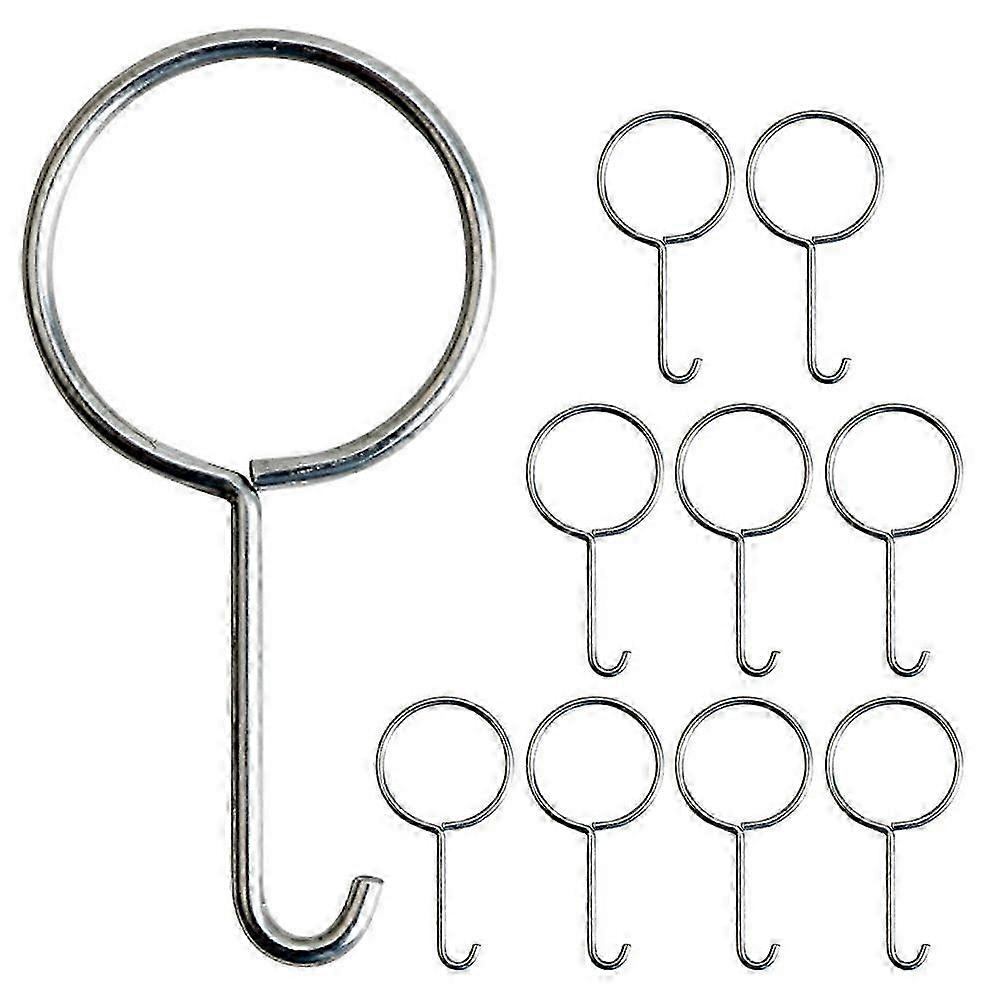 10pcs Stainless Steel Drain Puller Hooks for Shower Grate