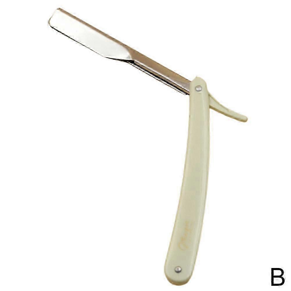 Green (B) $ Old-fashioned razor eyebrow trimmer manual razor