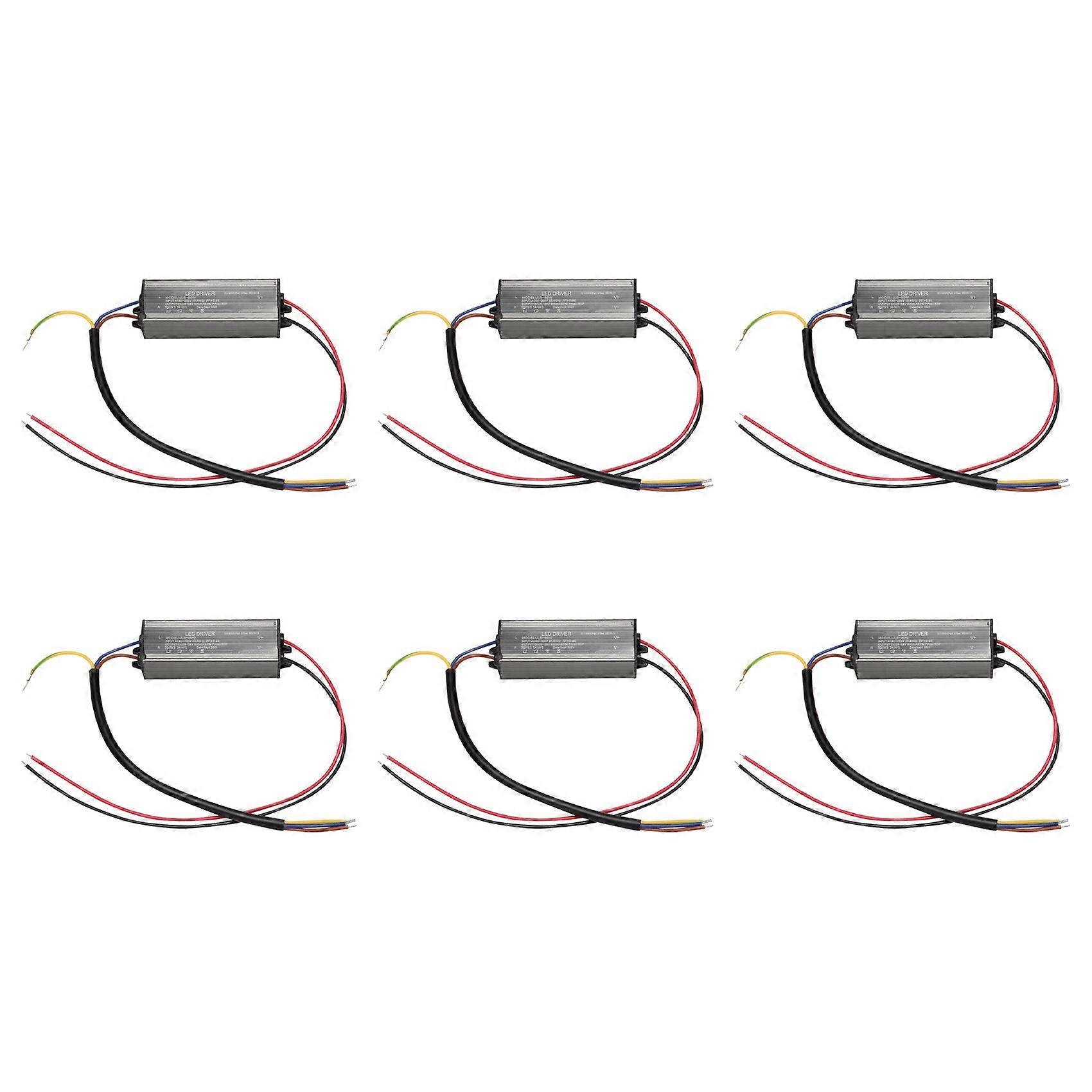 6X 30W LED Driver Constant Current Driver Power Supply Transformer Waterproof