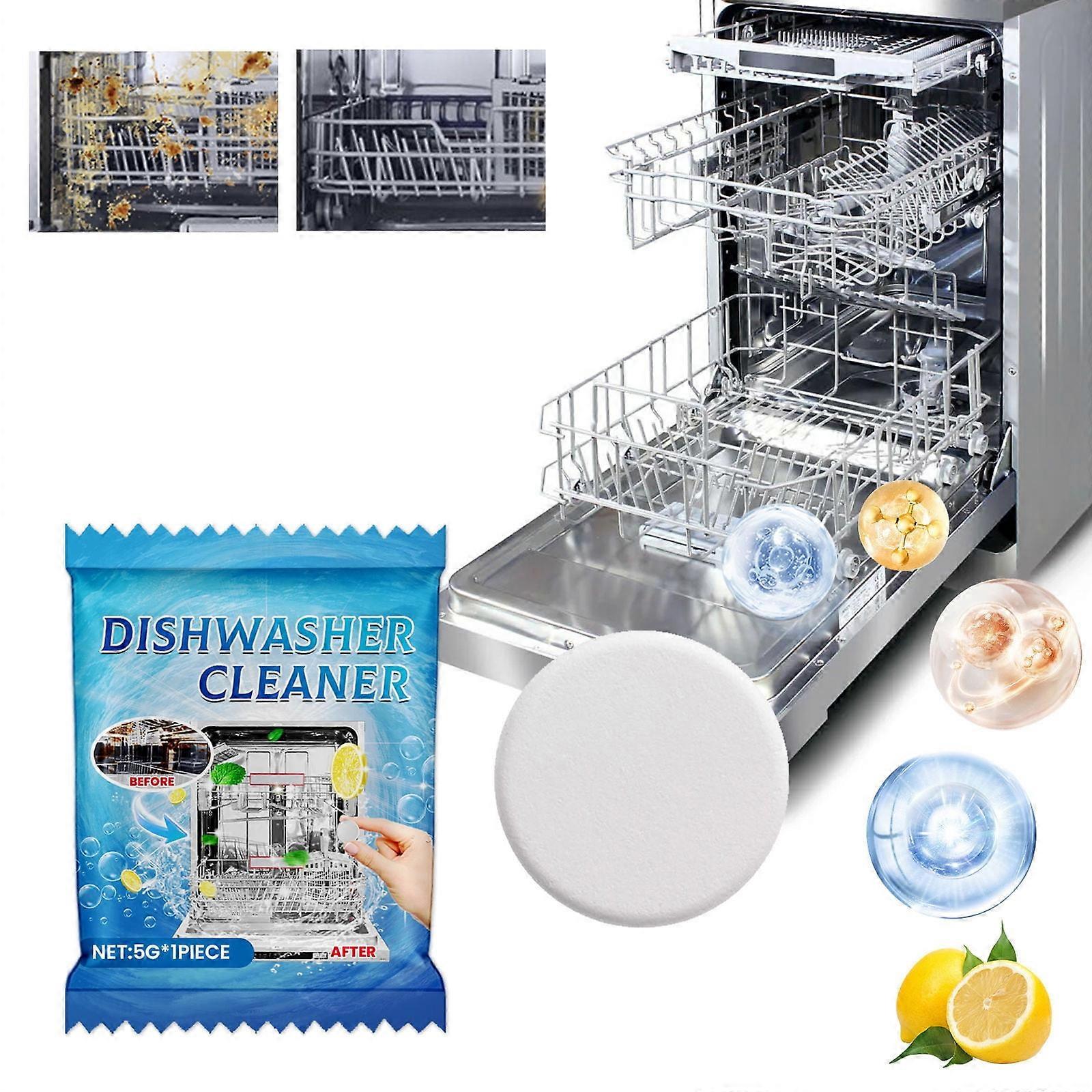 ShunRuiPi Dishwasher Cleaning Tablets Dishwasher Cleaner Gloss Cleaner Degrease And Stain Removal 5g, Fabuloso, Kitchen Cleaning Supplies