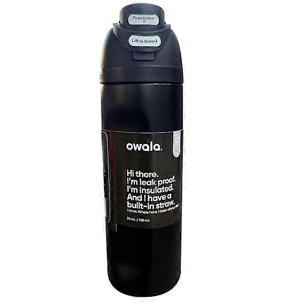 Large 710ml Off-White Thermos Bottle for Adventure blackT