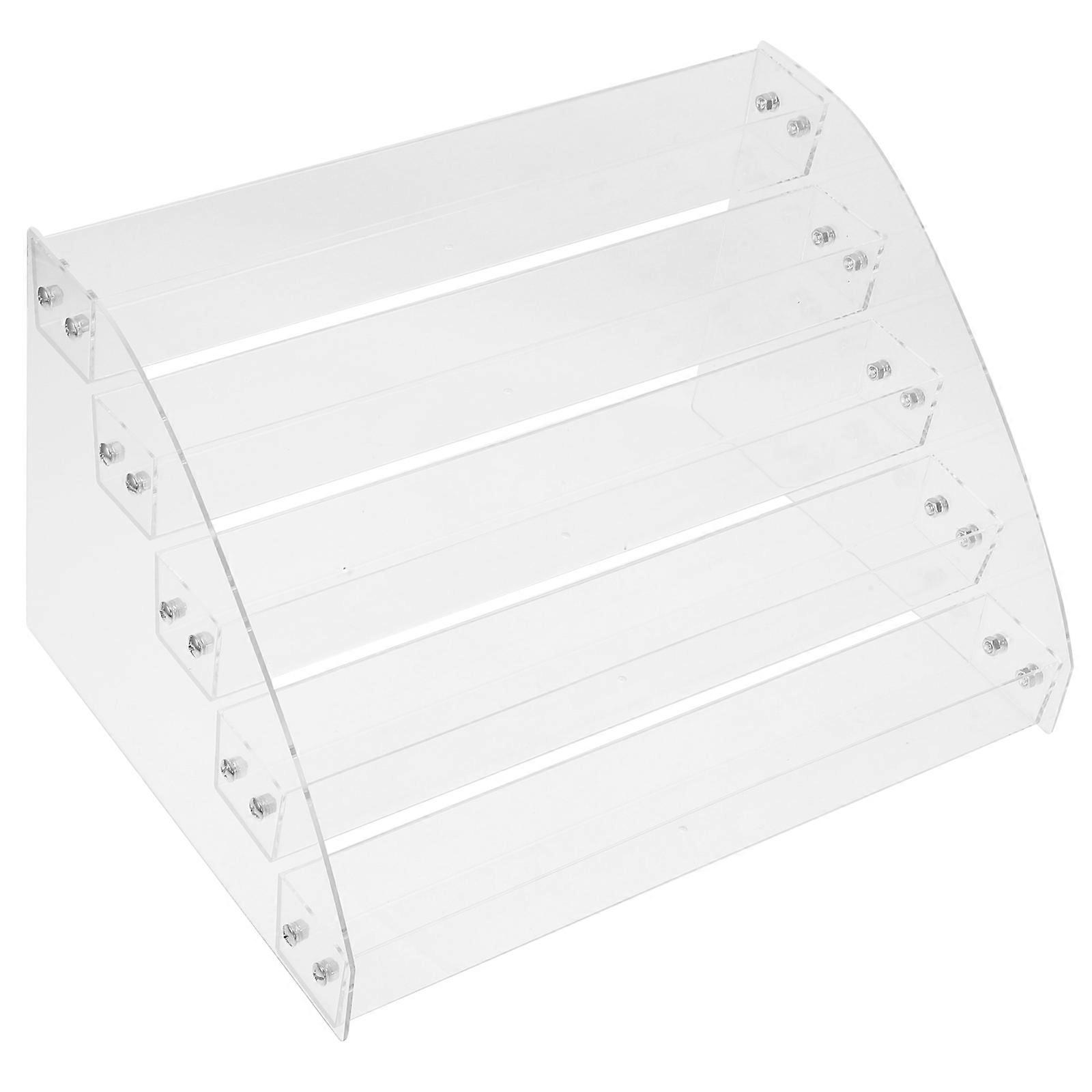 Transparent Acrylic Raffle Holder for Desktop Organization with Five Layers