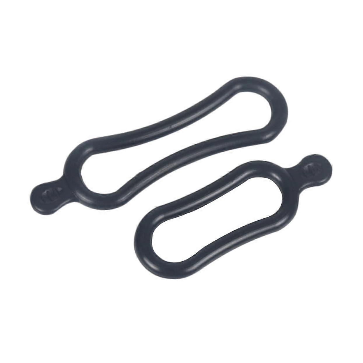 Bike Light Mount with Adjustable Silicone Handlebar Strap, Secure Fit for Cycling Flashlight 2 Pack