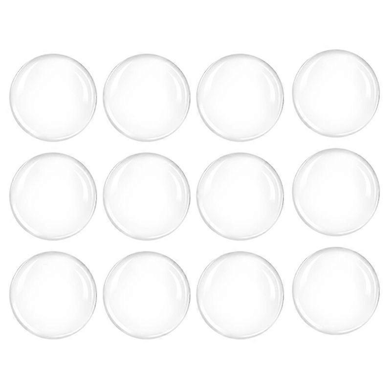 12X Door Stoppers Wall Protector,2Inch Clear Door Knob Wall Protector