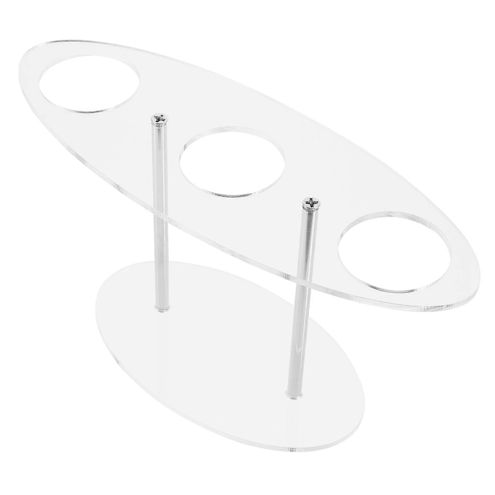 Acrylic Ice Cream Display Rack for Sushi Roll Stand and DIY Ice Cream Cone Holder