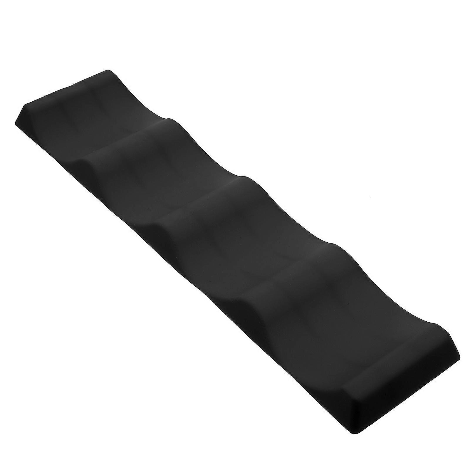 Black Silicone Stacker for Storage with Slip Pads MultiPurpose Design Holds 10 Bottles