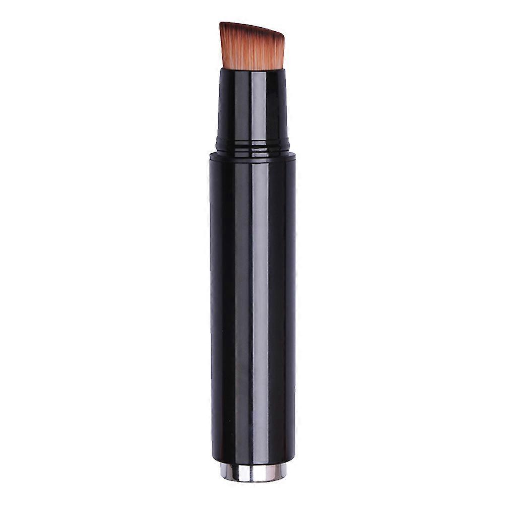 Black Rayon Makeup Brush for Liquid Foundation Durable and Soft for Makeup Application 1 Piece