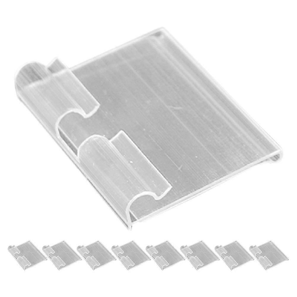 Shelf Sign Holder for Store Use 60Pcs Clear Retail Label Display Holders
