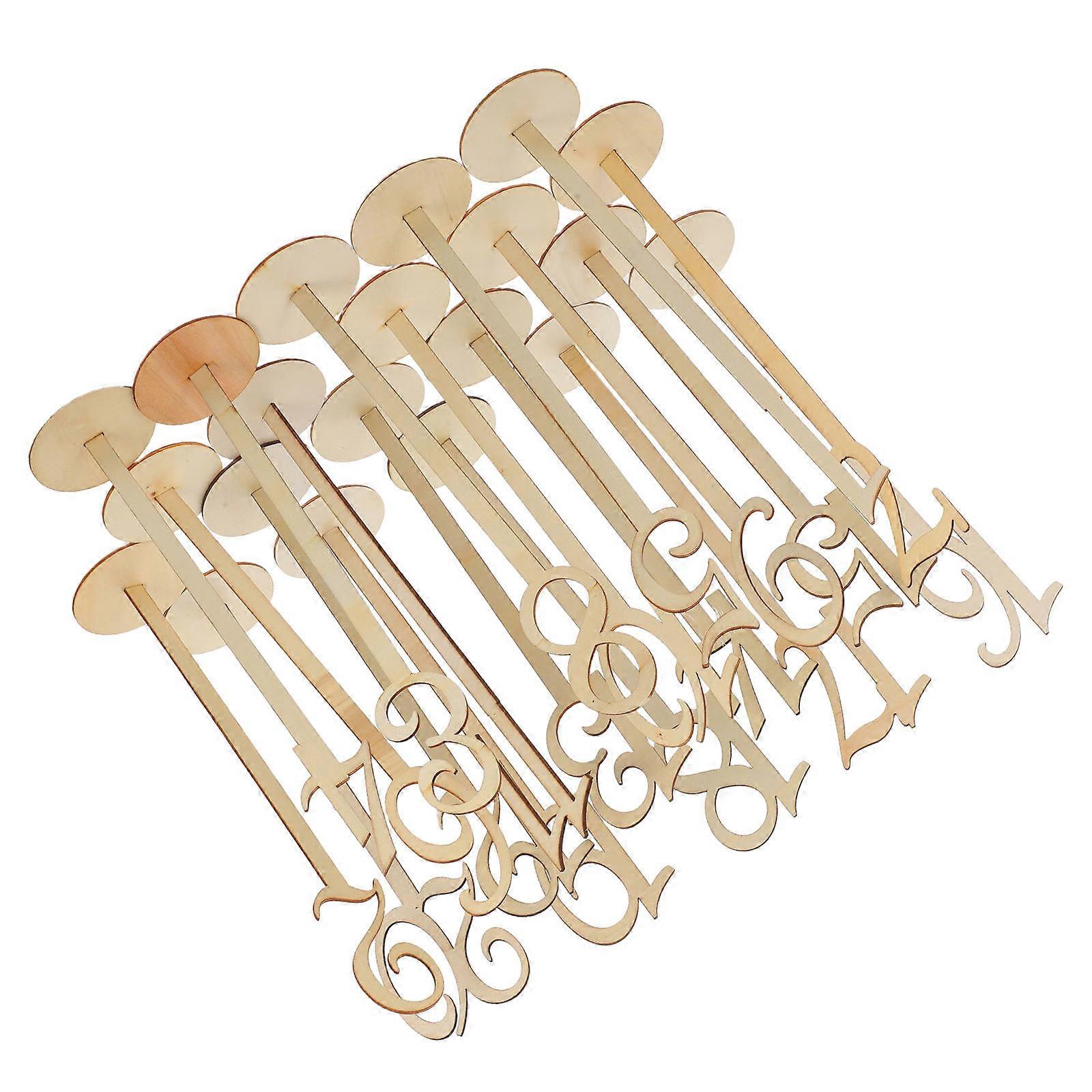 Wooden Table Numbers for Wedding Reception Party Event 20Pcs Set