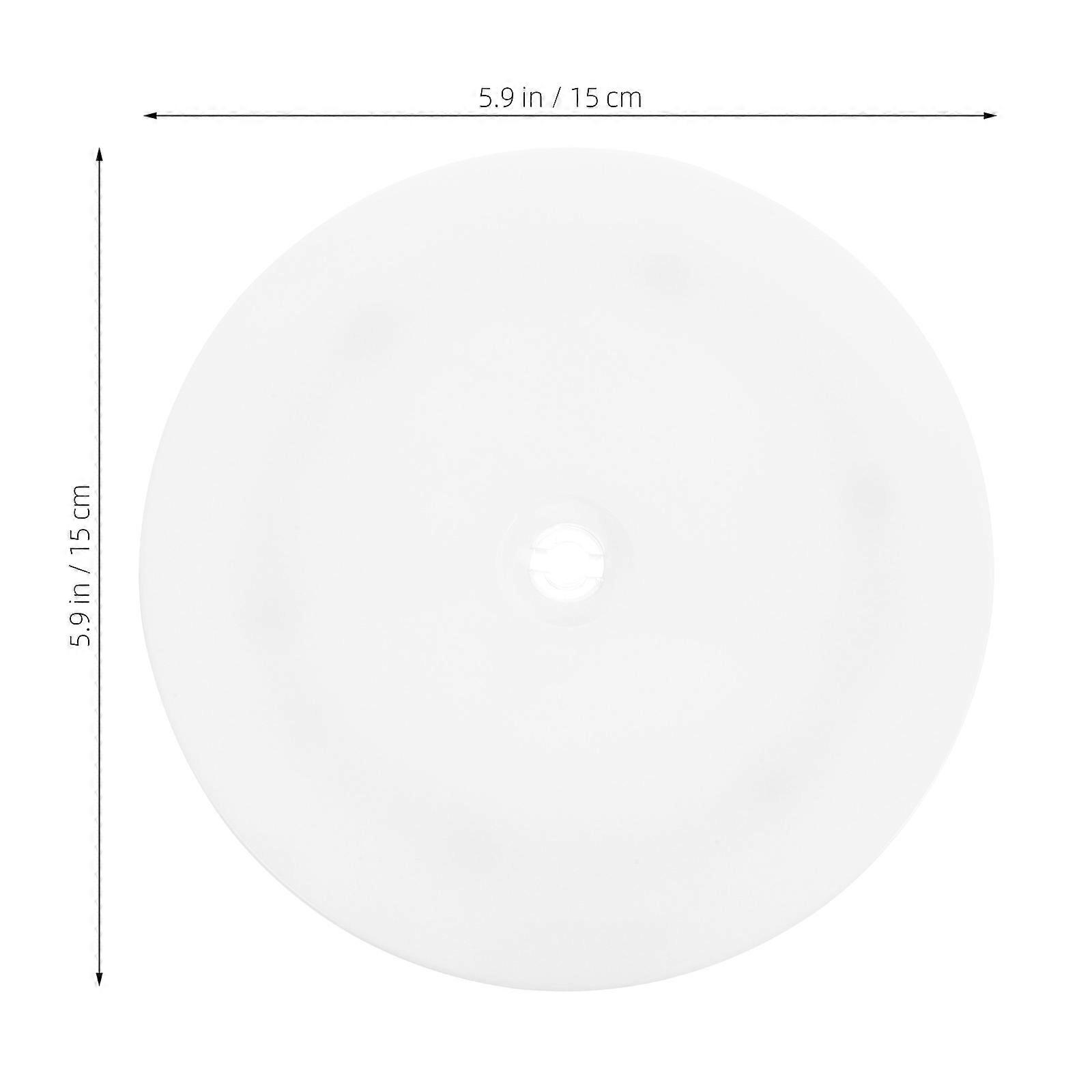 Versatile Rotating Tray Base Suitable For Spice Rack And Bathroom Display 15X15X2CM With 360 Degree Rotation 1 Set