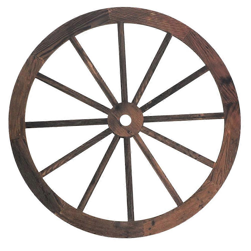 Solid Wood Wagon Wheel Decor for Decoration Decor