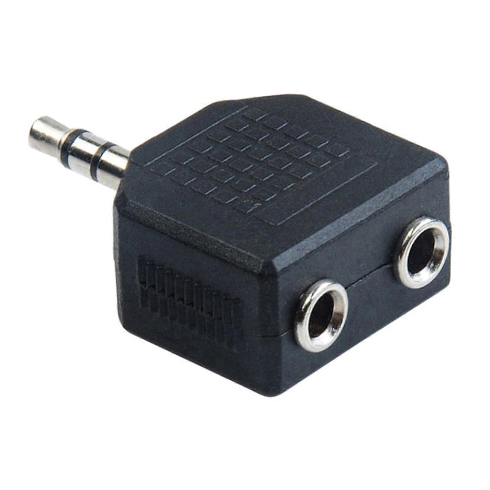 3.5mm to 2RCA Female Connector for Clear Auditory Signal Transmission Between Digital Devices Systems Multicolor