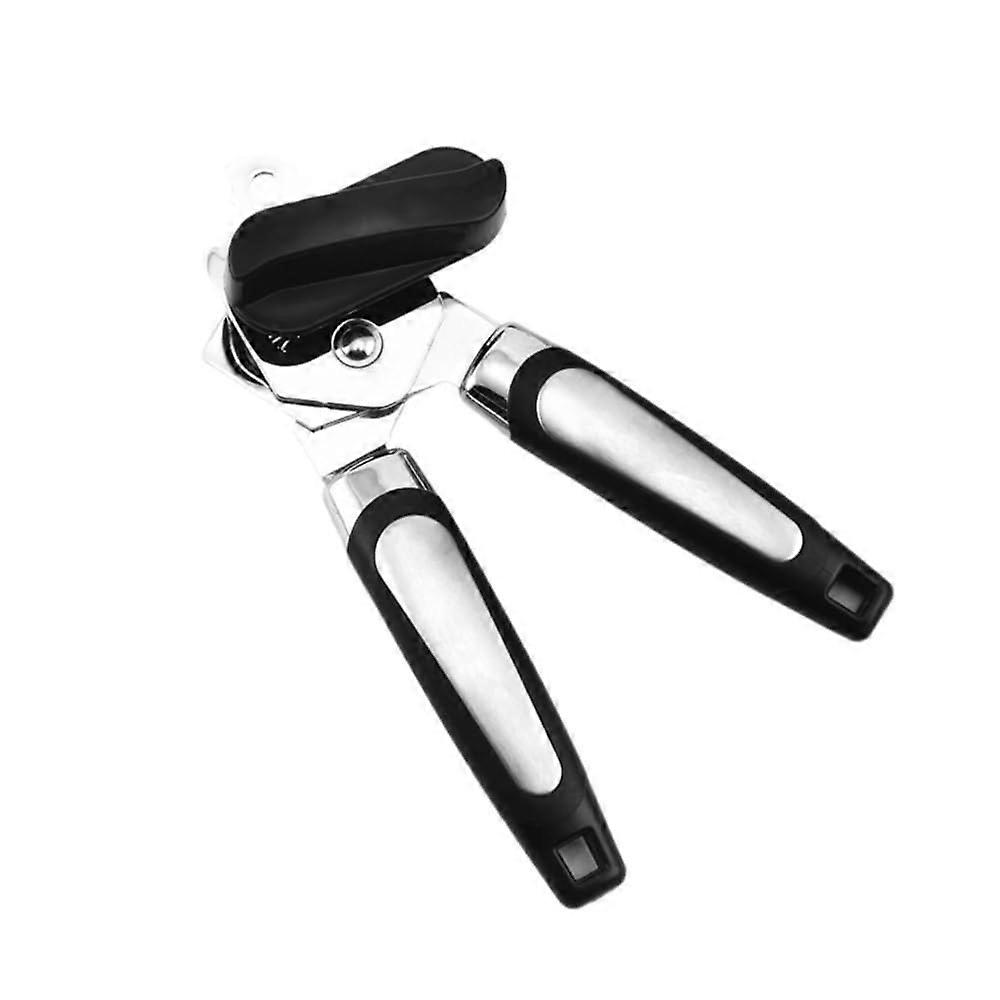 RustProof Manual Can Opener with Ergonomic NonSlip Grip and Easy Bottle Opening for Kitchen