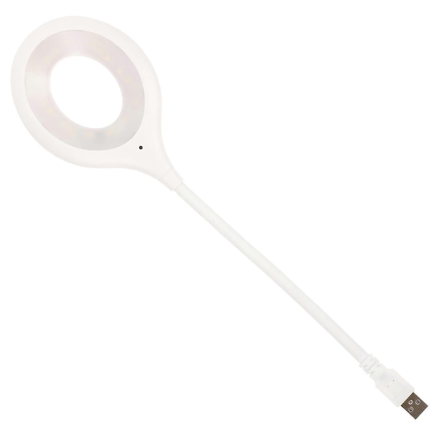 USB Reading Light with Smart Voice Control, Flexible Gooseneck LED Desk Lamp for Bedside or Laptop