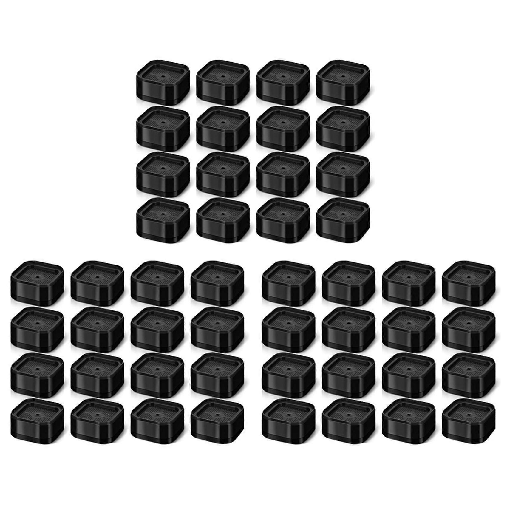 Furniture Risers Adjustable Bed Risers 1.38In Stackable Heavy Duty Bed Lifts Risers Square Bed Raising Blocks 48 Pcs