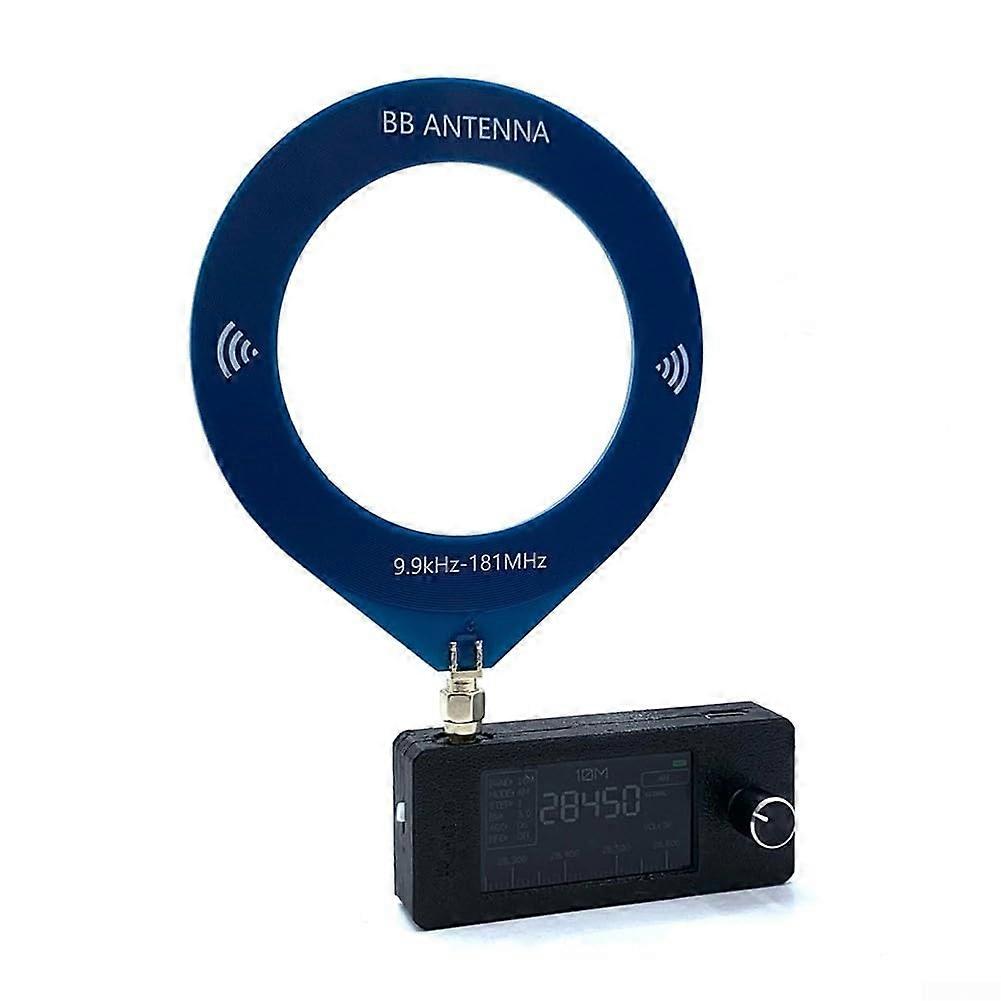 SI4732 Pocket Radio Receiver 0.5108MHz AM/FM USB 1.9Inch IPS HD Screen ESP32S3 Control 800mAh Battery Loop Antenna