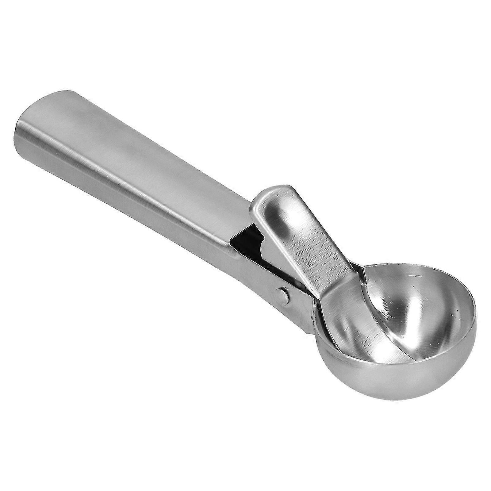 Versatile Ice Cream Scoop, Stainless Steel Construction for Strength and Durability, Easy to Grasp Handle with Smooth Release for All Your Cooking