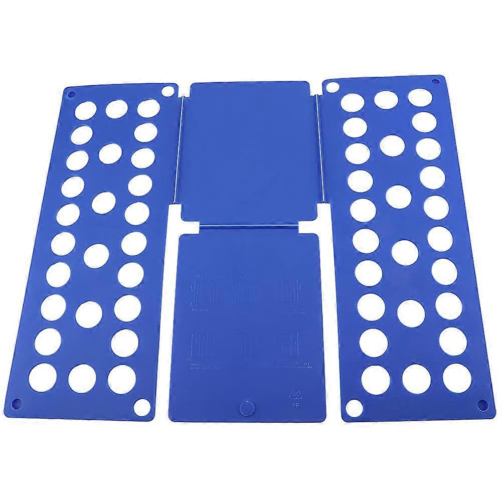 Clothing Folding Board with Adjustable Thickness for Shirts and Pants, Closet Organizer, Blue