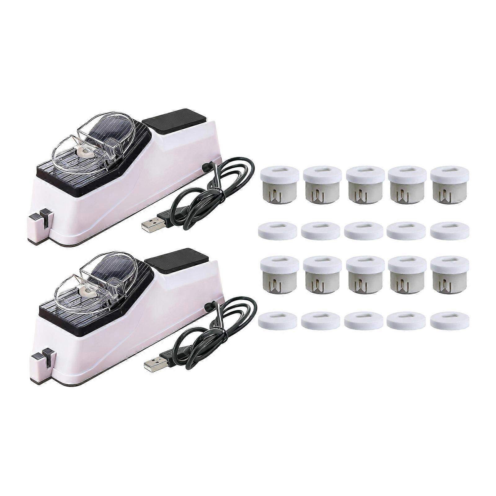 USB Electric Blade Sharpener Automatic Operation Including Antislip Base for Secure Use Multifunctional Sharpening Tool Multicolor