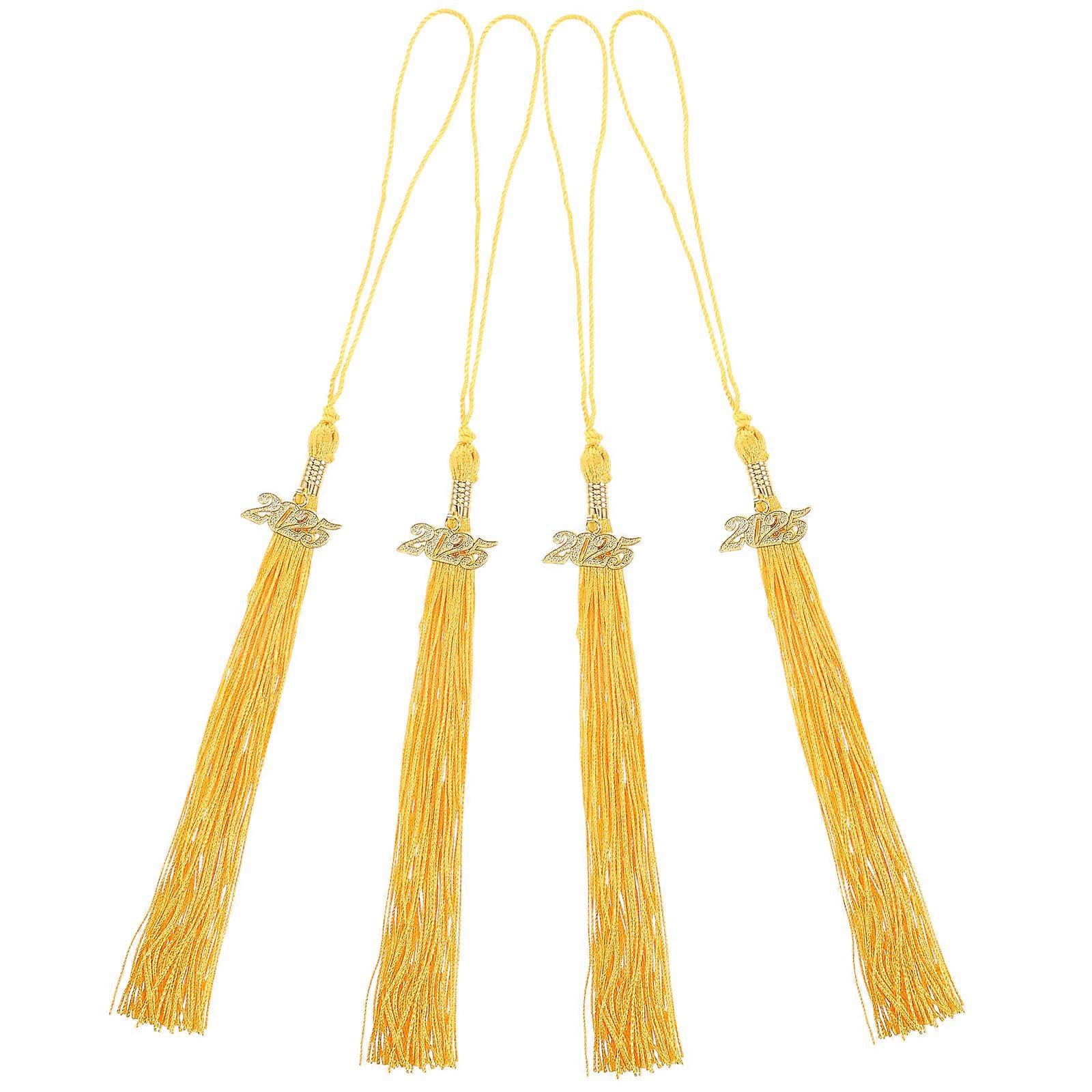 Graduation Cap Tassels Decorative Doctoral Cap Accessories for 4Pcs