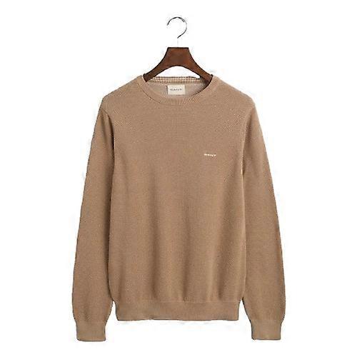 Gant Mens Pique Crew Neck Sweatshirt