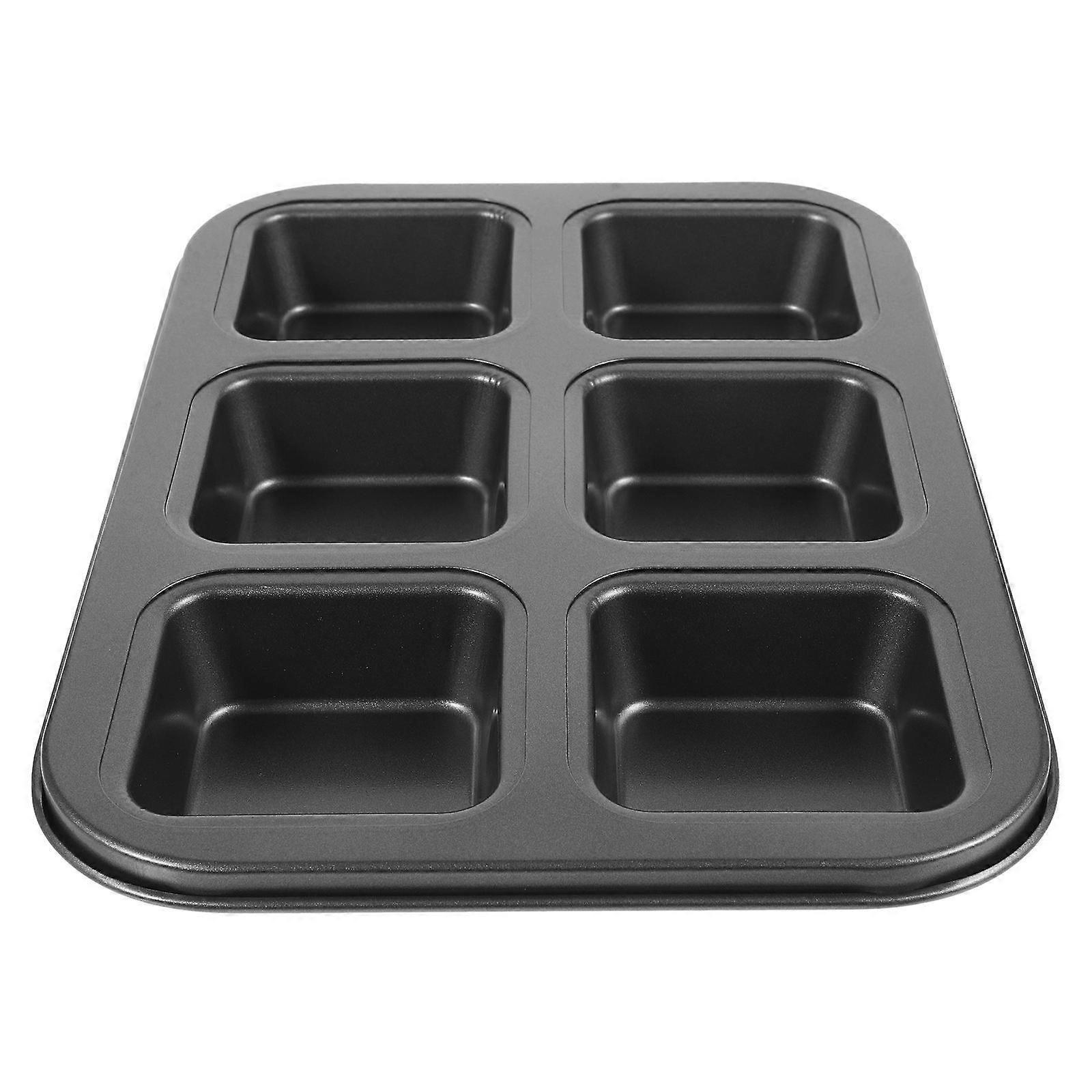 Non Stick Muffin Pan Multi Function Baking Mold Even Heating For Professionals Carbon Steel 1Pack