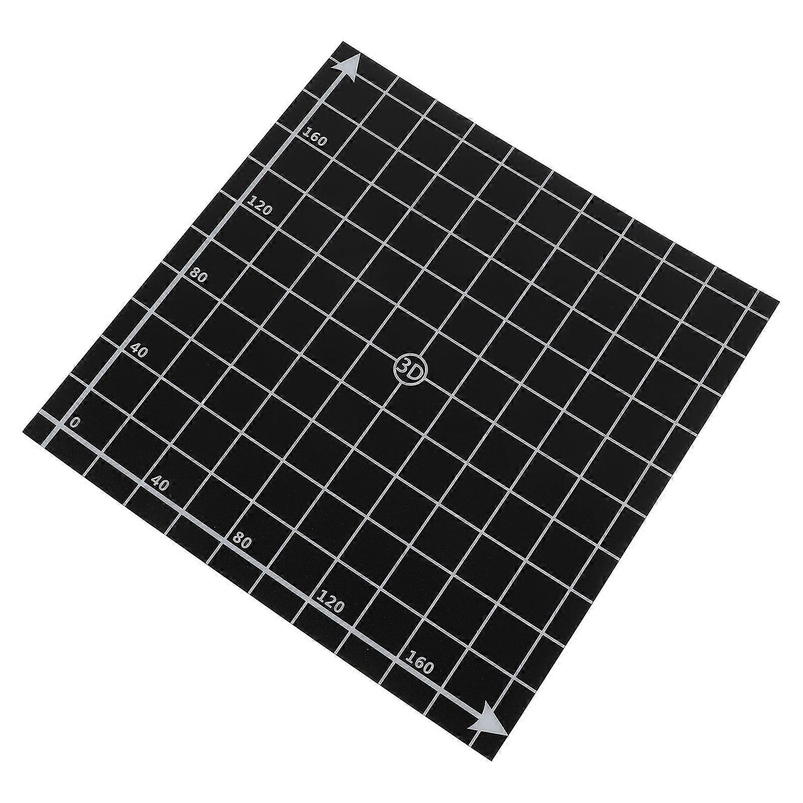 3D Printer Sticker Printing Build Sheet for 3D Printer 1Pcs Black