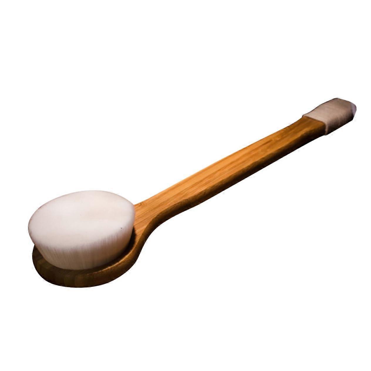 Back Scrubber for Shower with Long Handle, Exfoliating Bath Brush for Back and Body