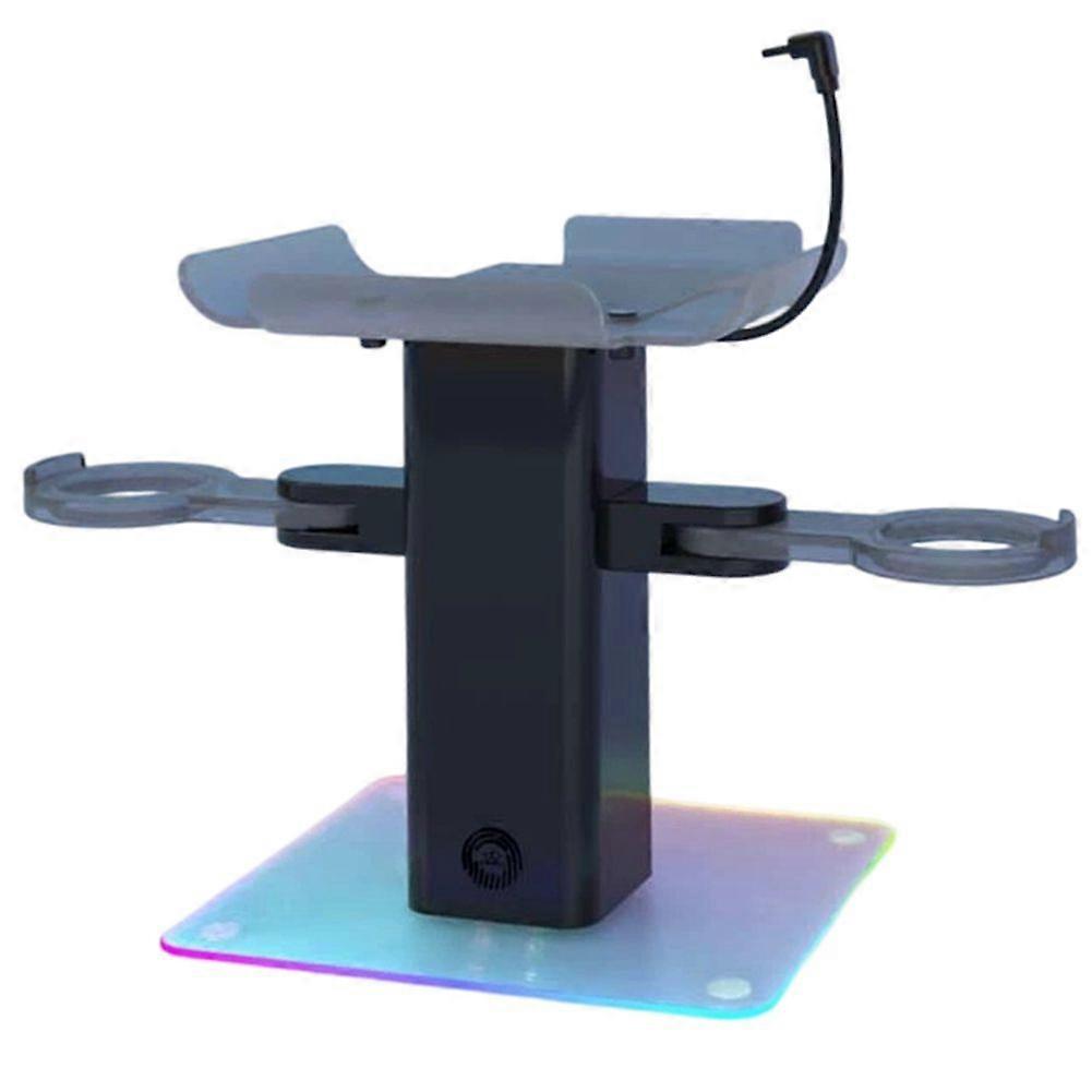 Charging Dock for Oculus Quest 2/3/3S with RGB Light, Controller Storage Holder, VR Headset and Controller Display Stand