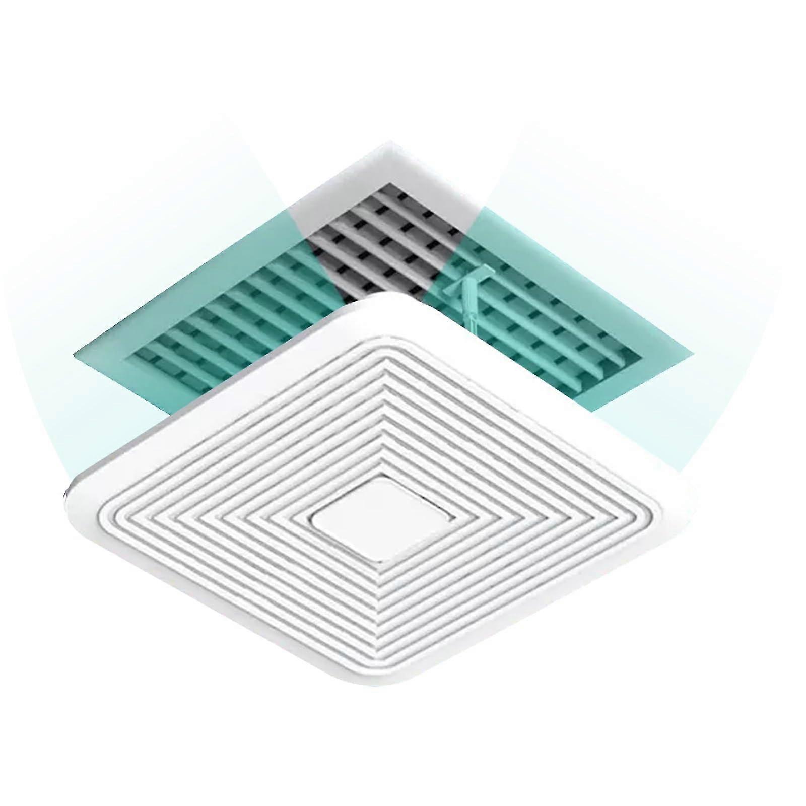 Ceiling Vent Deflector with Adjustable Wind Direction and Odor Removal Filter for Home Office 30cm