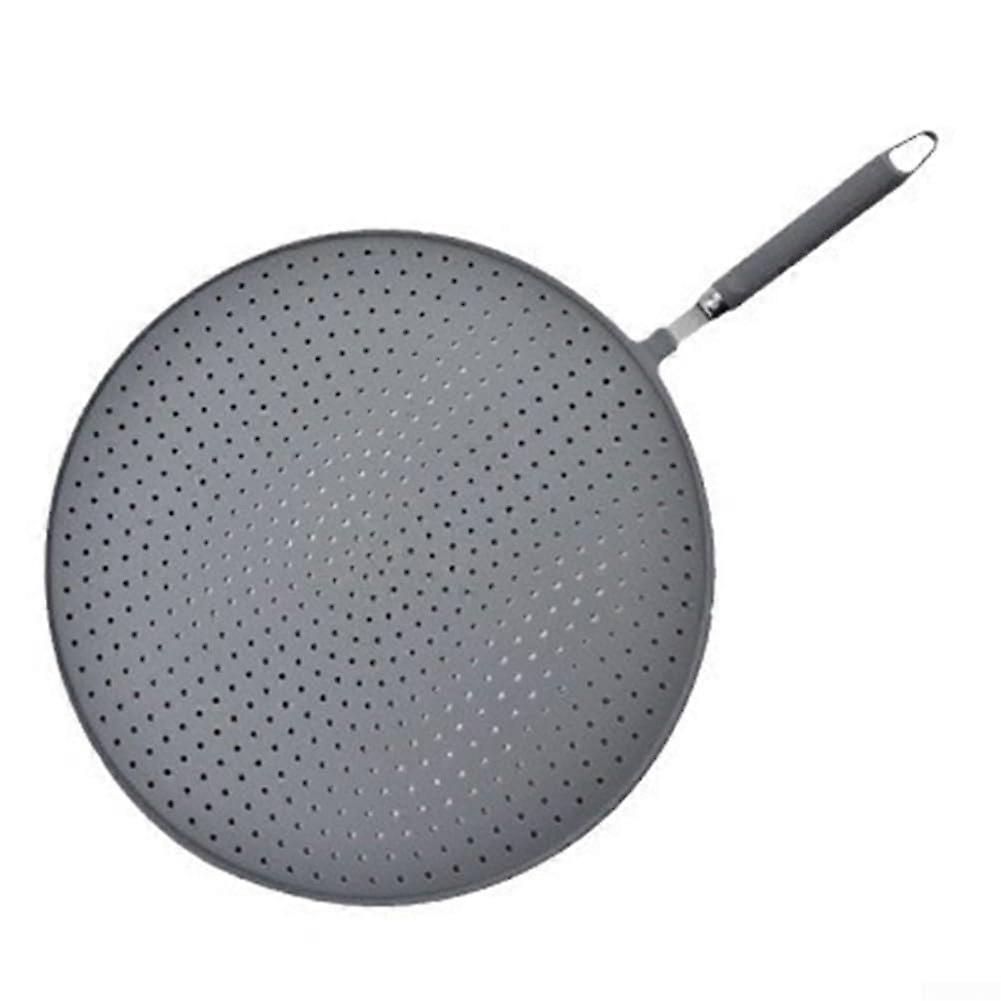 Silicone Splatter Screen for Frying Pan with Steam Vent, MultiPurpose Grease Guard for Cooking