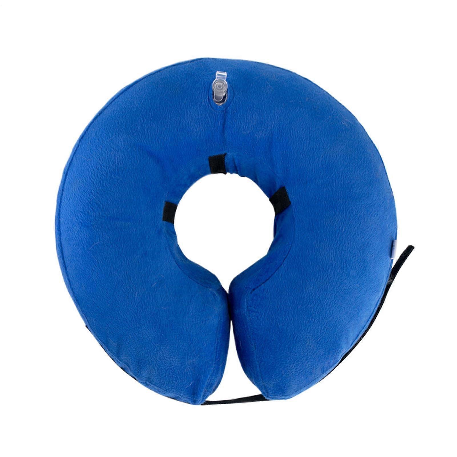 Inflatable Dog Collar Waterproof Breathable Soft Recovery Cone with Adjustable Secure Fit