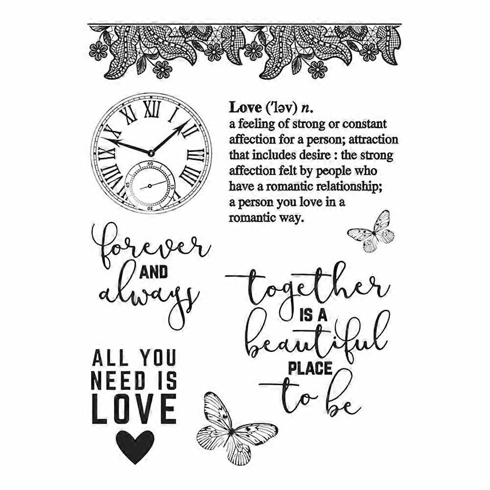 Clear Silicone Stamps Multiple Patterns for Card Making Scrapbooking DIY Album Decoration