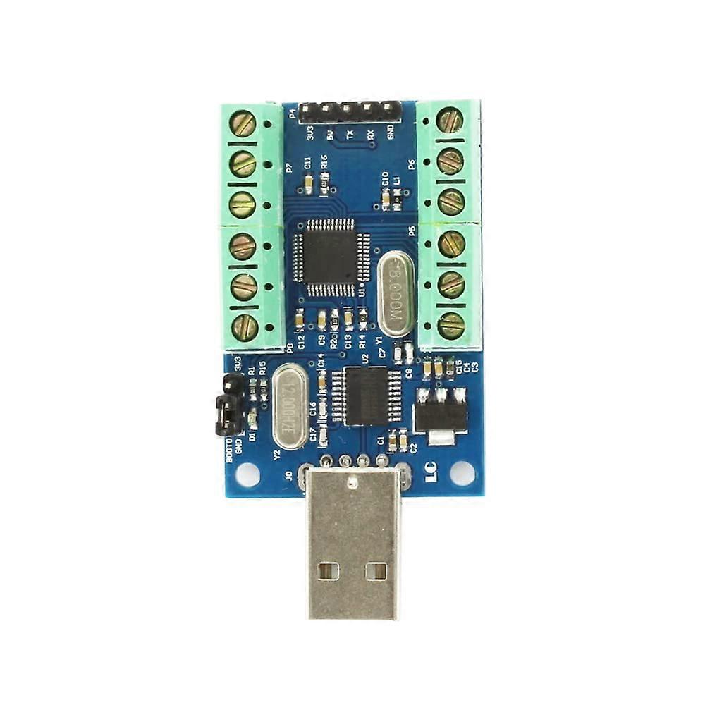 ADC Module 10 Channel 12Bit Precision Sampling USB Data Acquisition Board 5V 3.3V