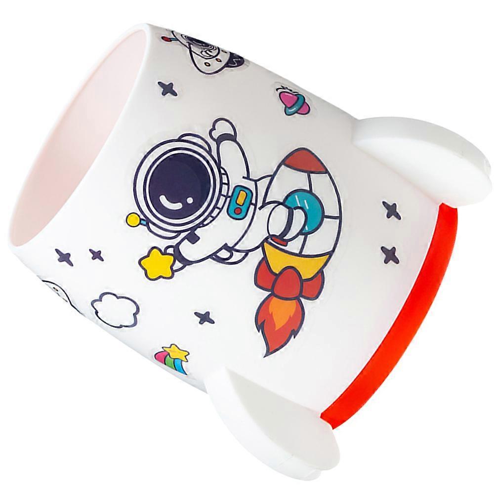 Rocket Shaped Pen Holder Pencil Dispenser for Desktop Organization