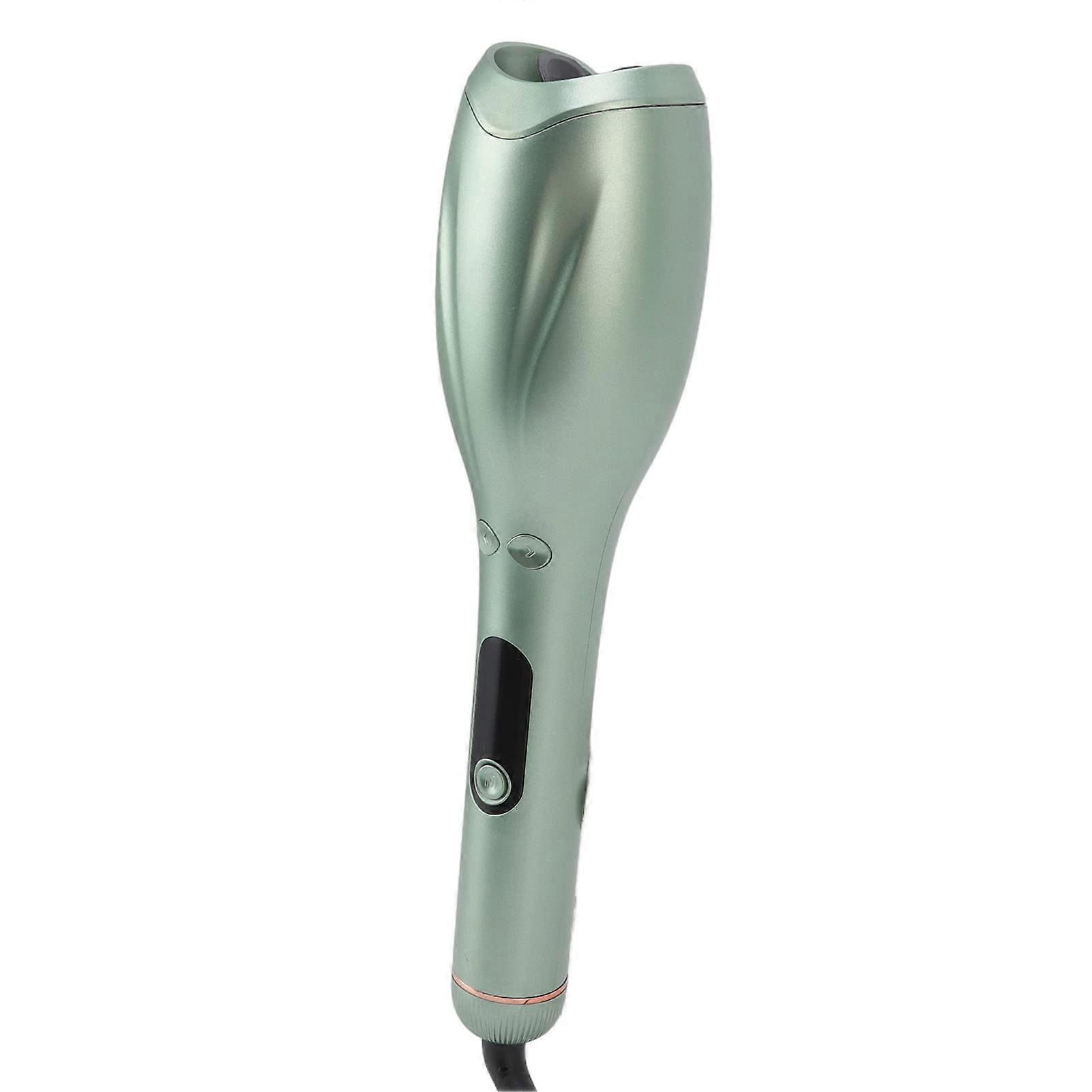 Automatic Rotating Ceramic Hair Curler with LED Temperature Display, Dual Voltage, Fast Heat Up
